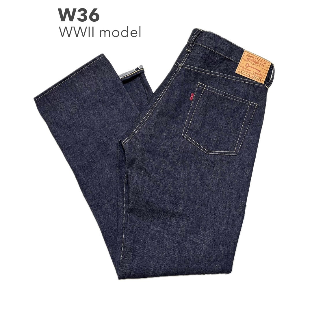 ハンドメイド 大戦モデル W36 デニム パンツ ジーパンR501XX WWⅡ