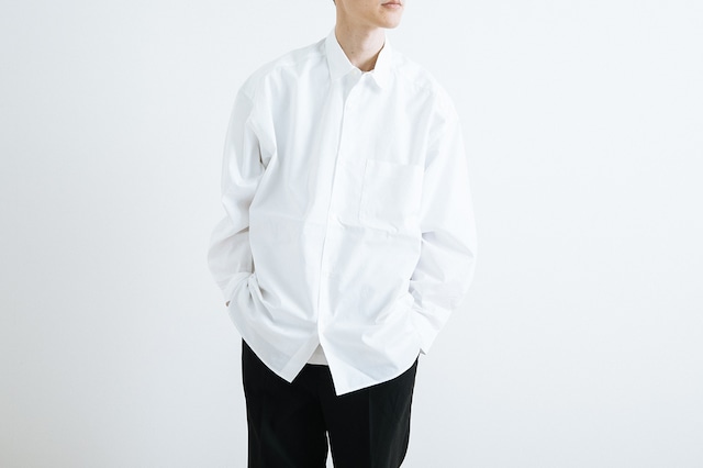 HIGH COUNT BROAD CLOTH - OVERSIZED REGULAR SHIRTS：ハイカウントブロード - オーバーサイズレギュラーシャツ