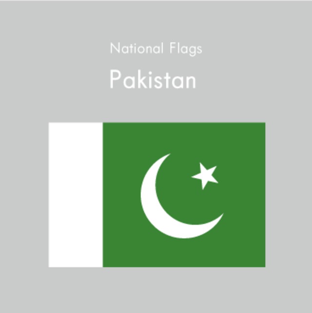 国旗ステッカー　パキスタン