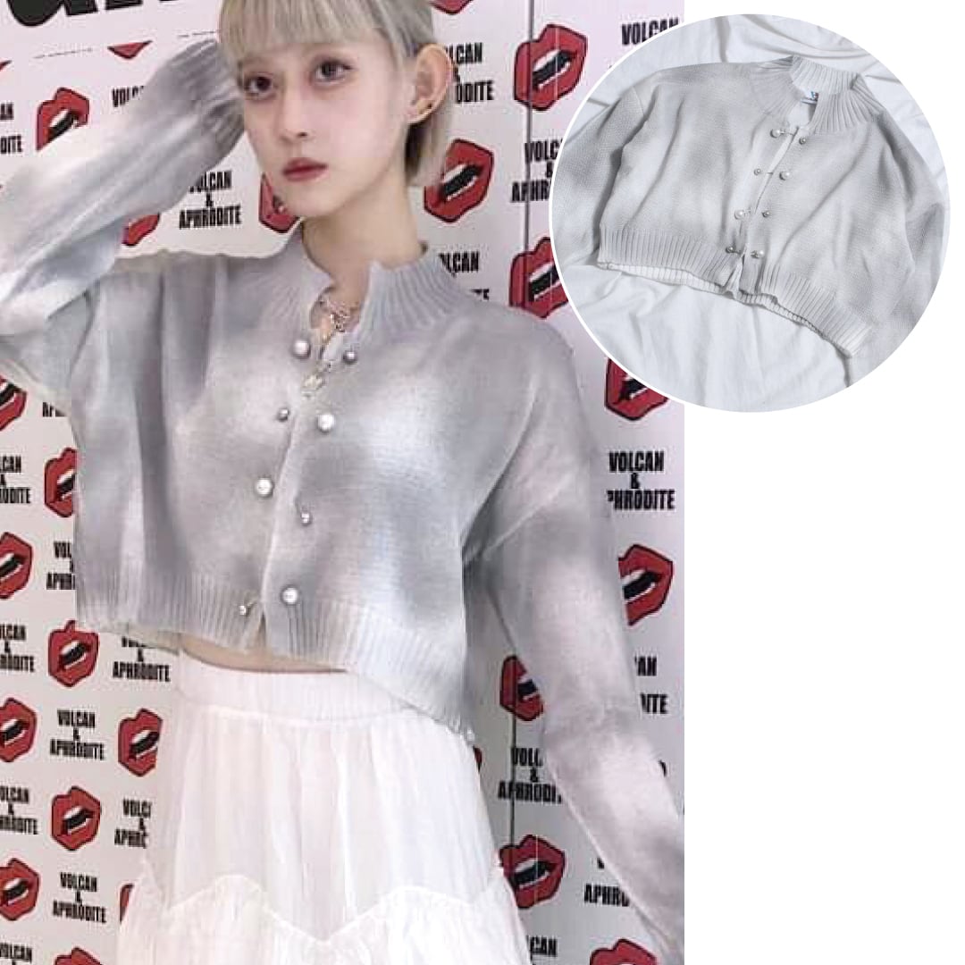 【50%OFF】パールハイネックニット