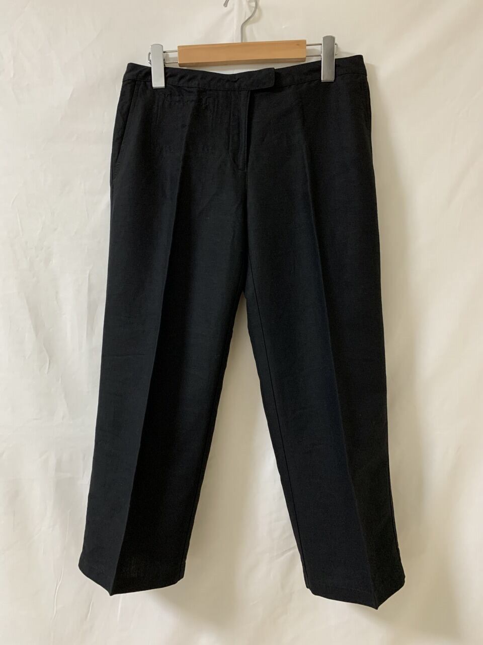 Hemp Blend Design Cropped Pants "ARMANI JEANS"