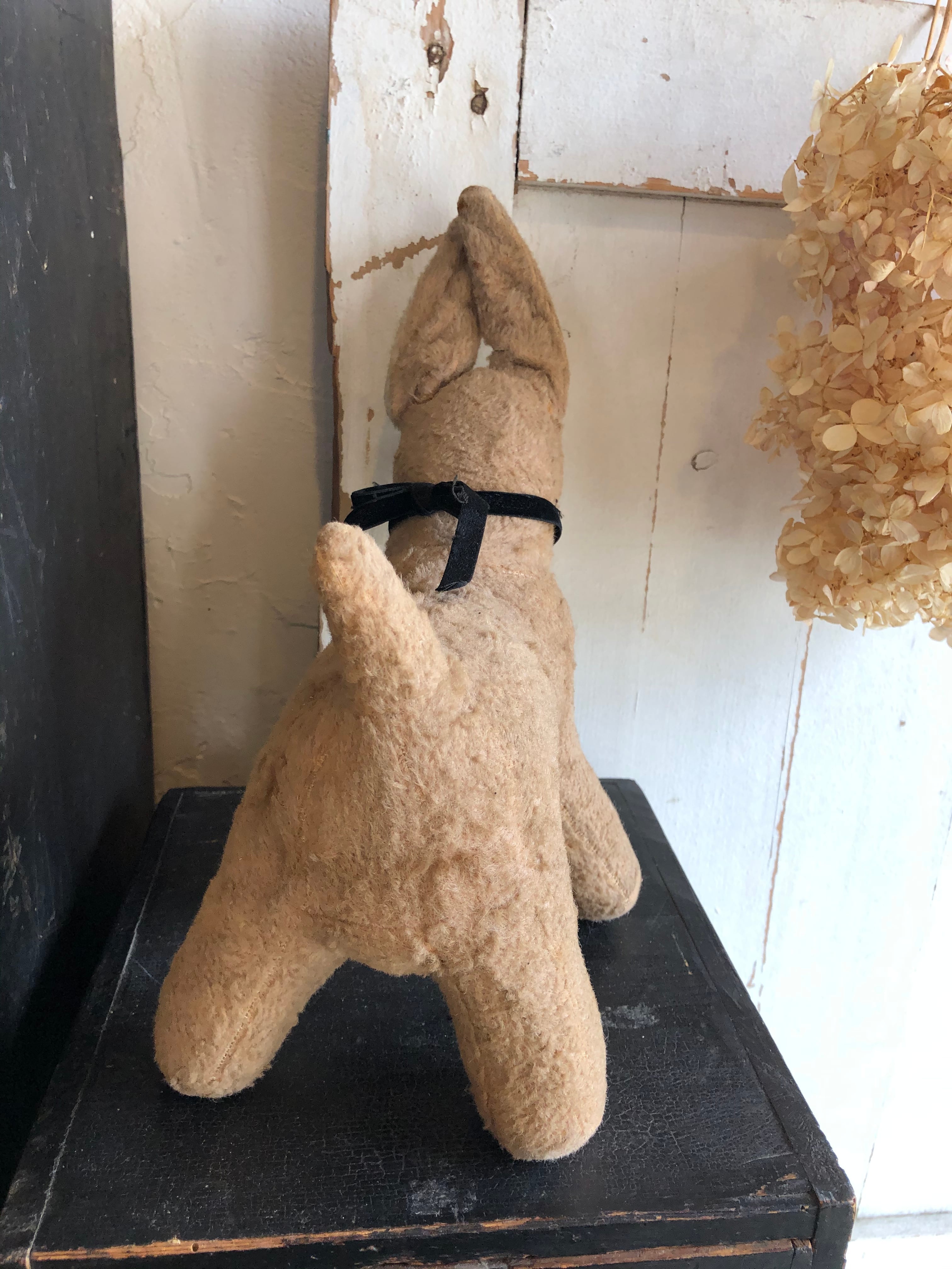 フランス 古いロバのぬいぐるみ 人形 ドール | Brocante de La Cocotte