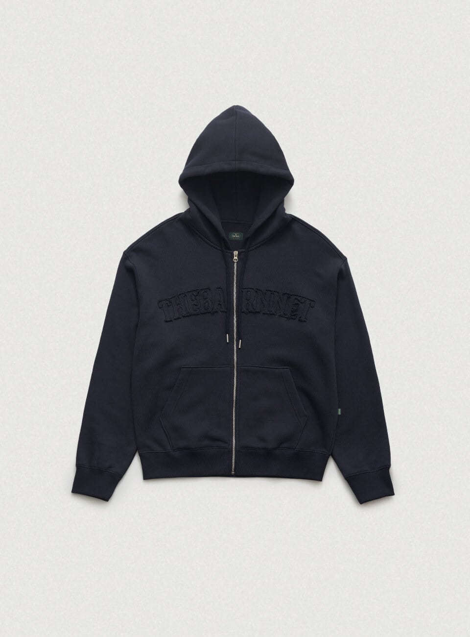 The Barnnet Zip-Up Hoodie フーディー The Barnnet] Oversized Forde Sweat Zip-Up Hoodie Jacket_Navy 正規