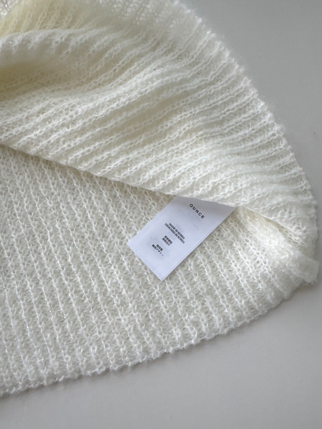 (即納) ounce / More knit bustier 2color