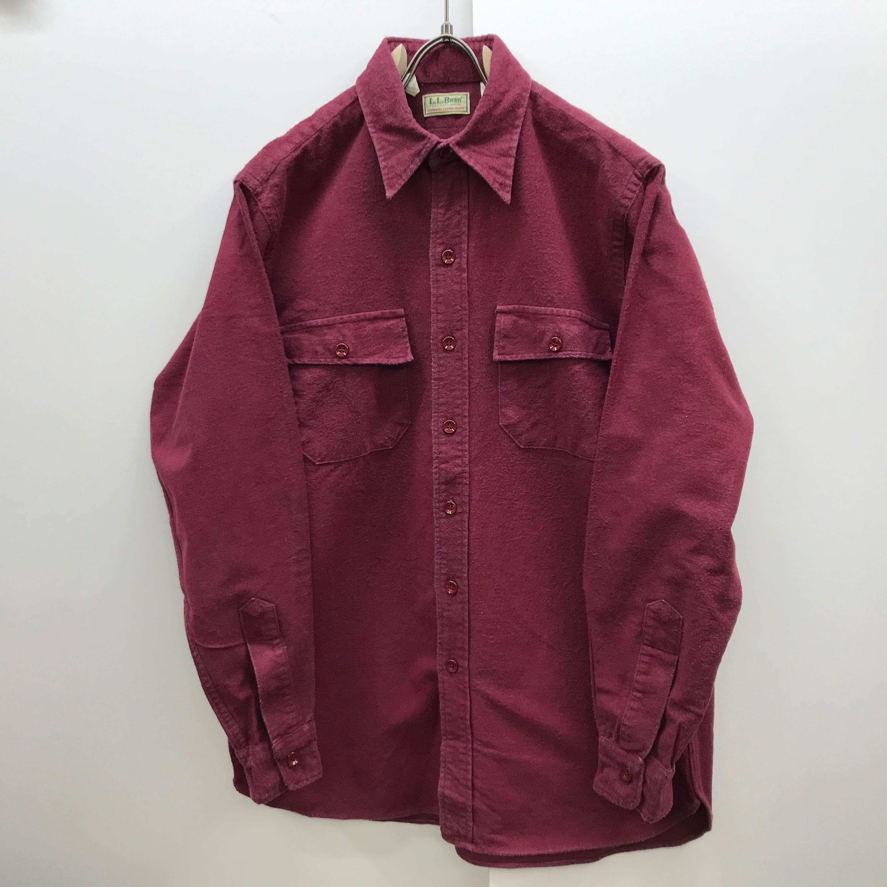 80s USA製 L.L.Bean ハンティングジャケット バーガンディ XL