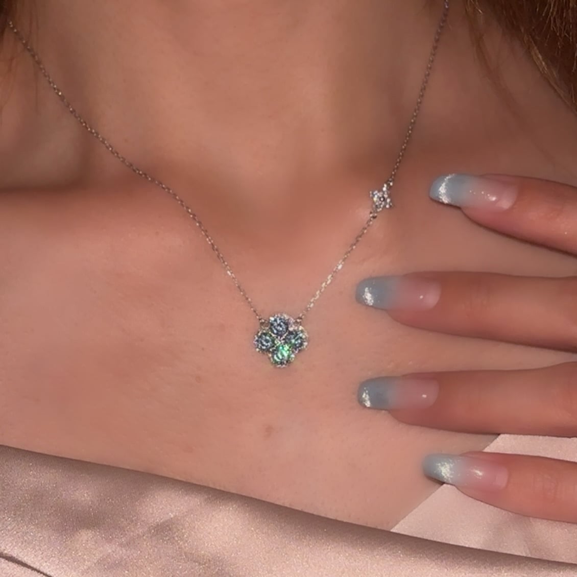 shine clover necklace | milcy（ミルシー） 大人フェミニン