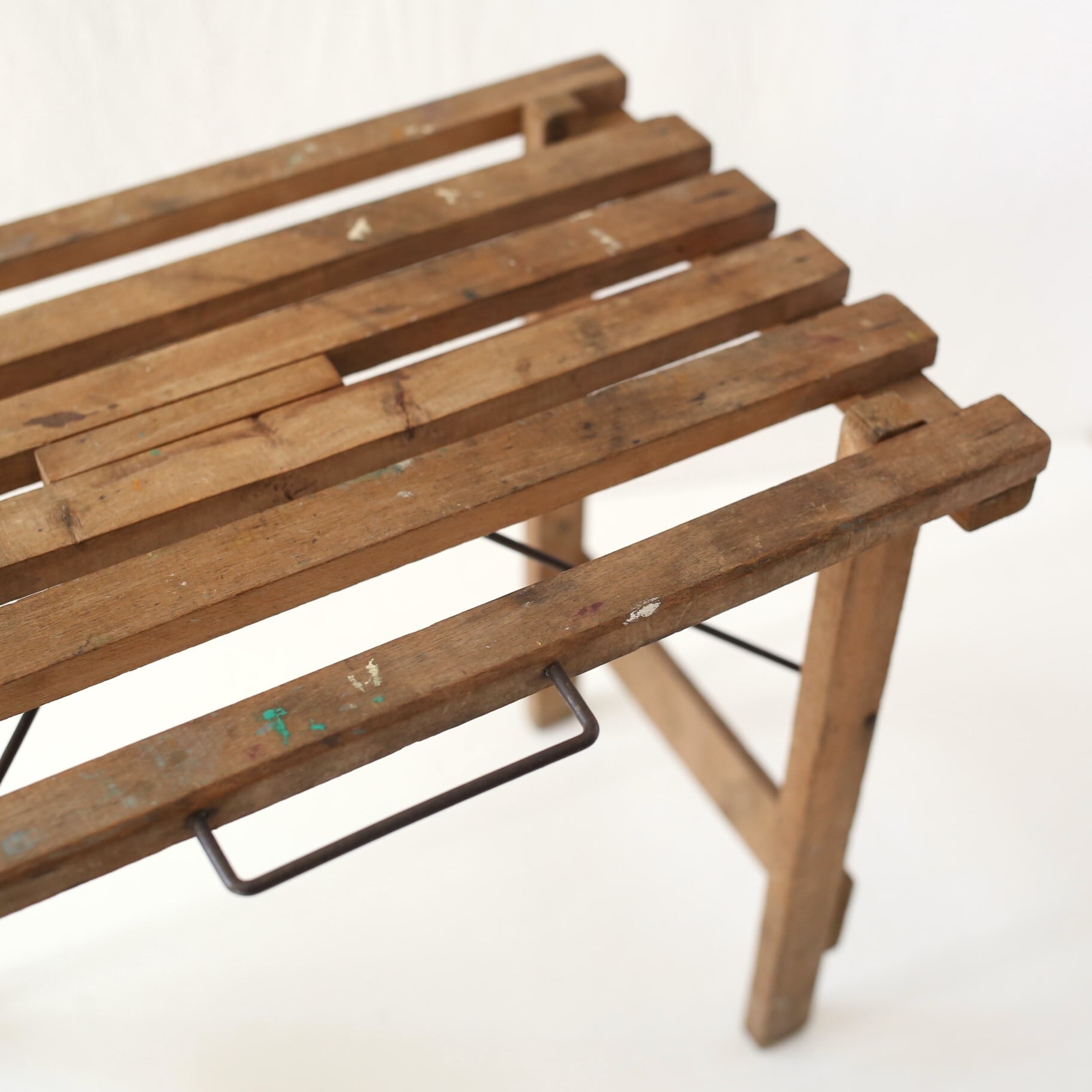 フランス アンティーク ヴィンテージ 折り畳み椅子 フォールディング