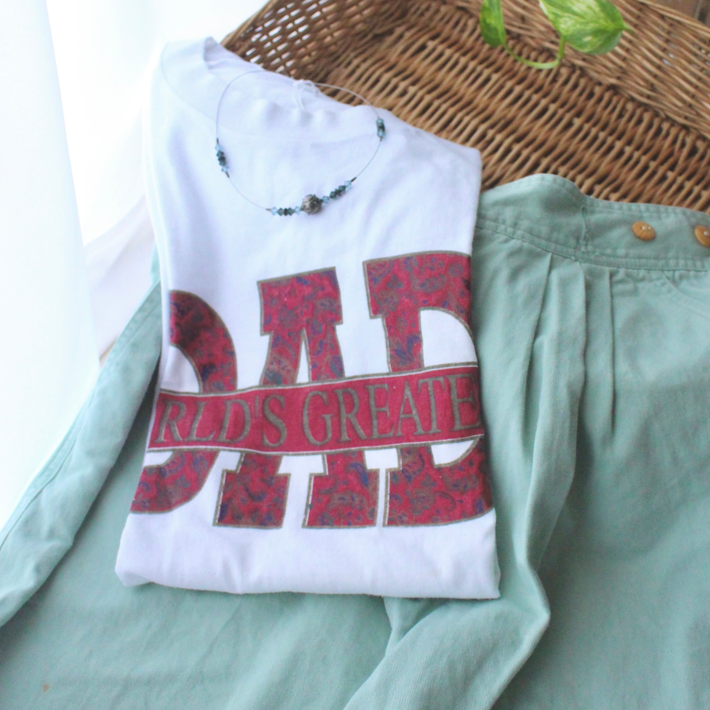 DADペイズリーロゴTシャツ