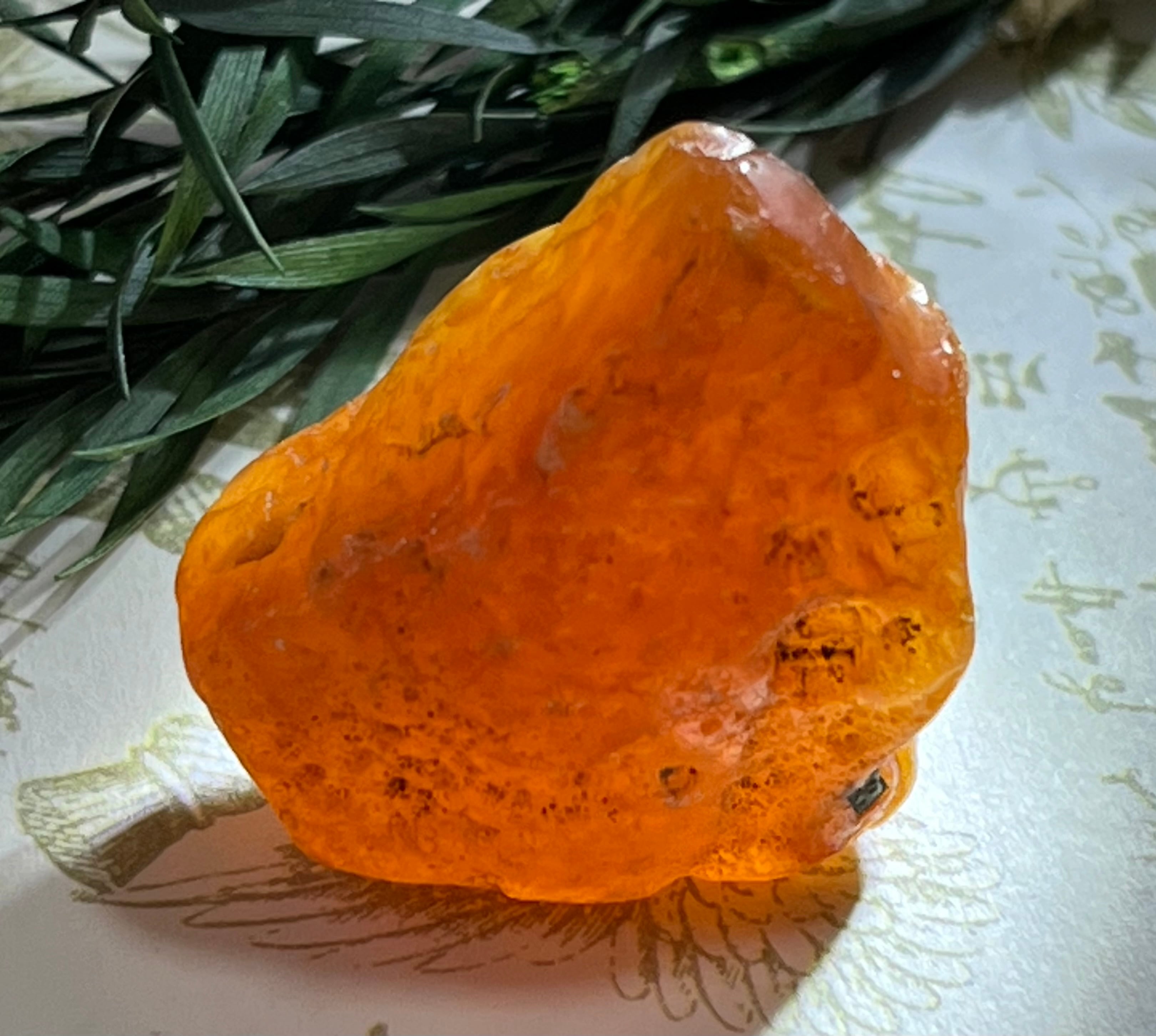 ファントム✨ 苺水晶 ストロベリー クォーツ ファイヤー ラフストーン