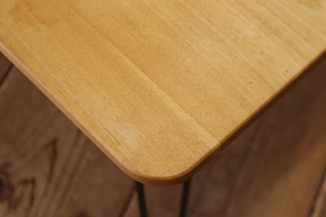 オーク無垢材 ローテーブル 正方形 座卓 ちゃぶ台 机 折りたたみ