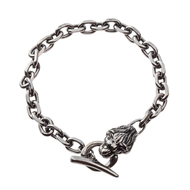 【ブレスレット売り上げランキング5位】ライオンTバーブレスレット ACB0114 Lion T bar bracelet Jewelry Brand