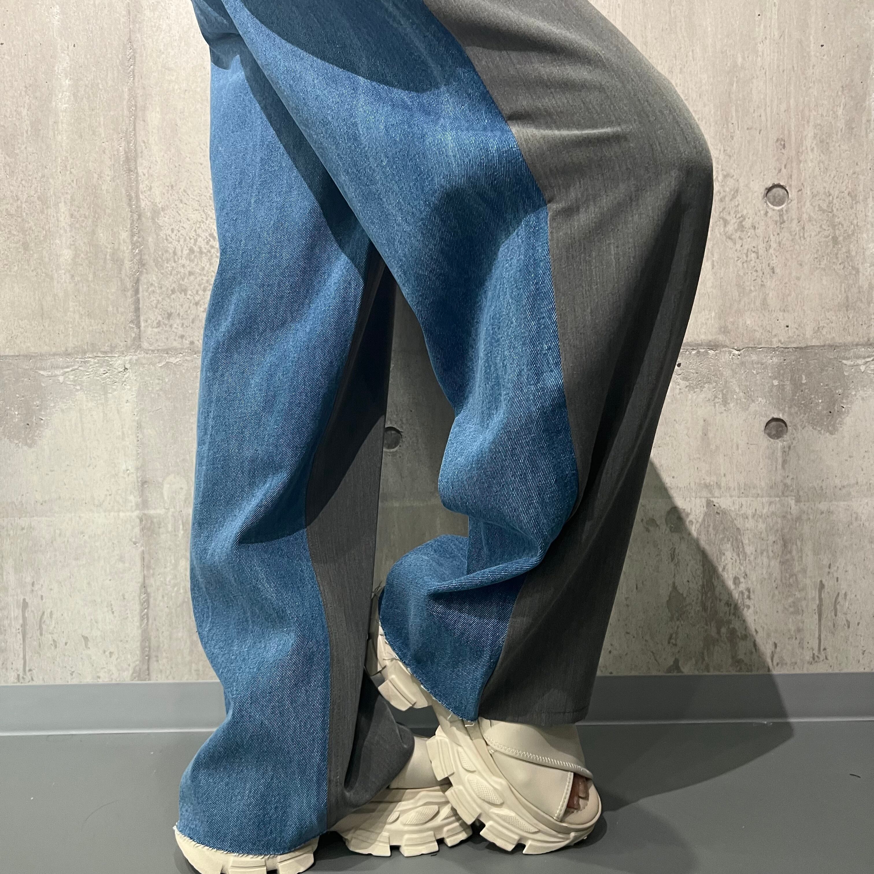 デニムドッキングスラックスパンツ | SLOVNENYA スロヴネンヤ デニムドッキングスラックスパンツ | SLOVNENYA スロヴネンヤ