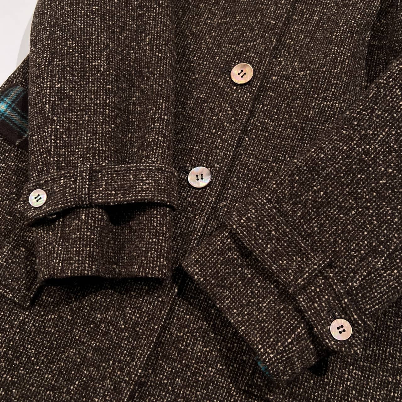 CASHMERE by Ville d'azur ビルダジュール セットアップ ウール ジャケット スカート サイズ (上)42 / (下)44 /ワールド