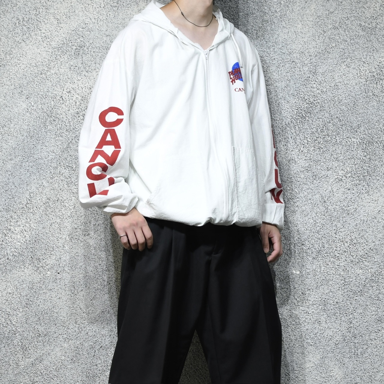 PLANET HOLLYWOOD souvenir zip up foodie