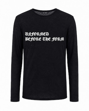 LAST NEST / old english see-through LS t-shirts