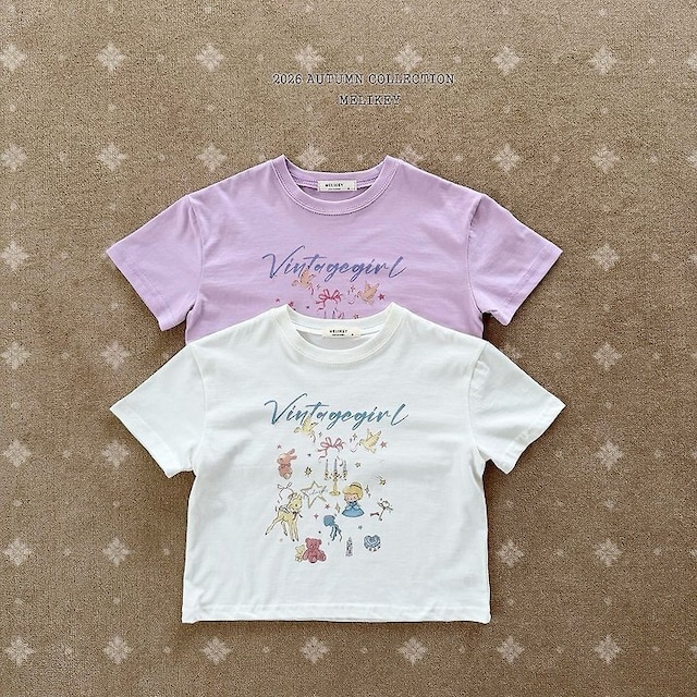 【取寄】melikey|variety tee|バラエティTシャツ|XS-JM|kids&jr|26 autumn