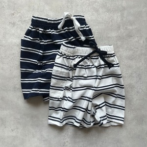 ボーダーハーフパンツ（90〜130cm）2985