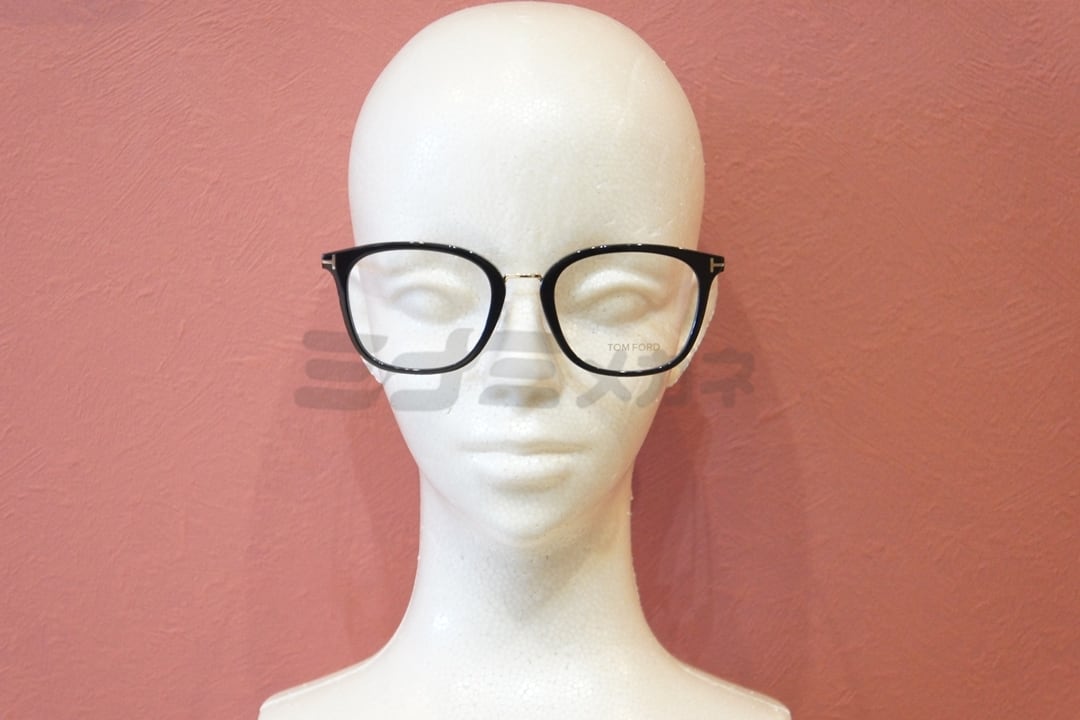 TOM FORD メガネ TF5570-K 001 ウェリントンコンビネ メンズ