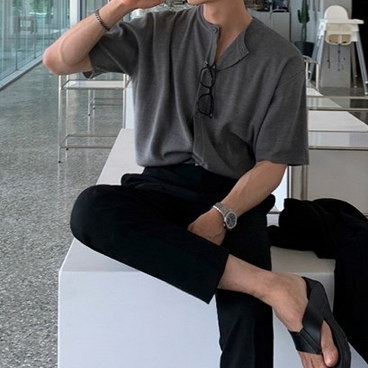 半袖ニットカーディガンTシャツ　MT0080235