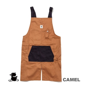 grn outdoor HIASOBI CAMPER APRON GO403Q エプロン キャンプ アウトドア 綿 難燃 撥水 加工 キャンパー 焚き火