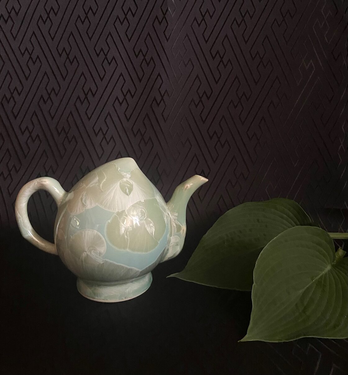 台湾茶器 結晶甜桃 急須 中国茶器 桃型急須 茶道具 茶器 ティーポット 
