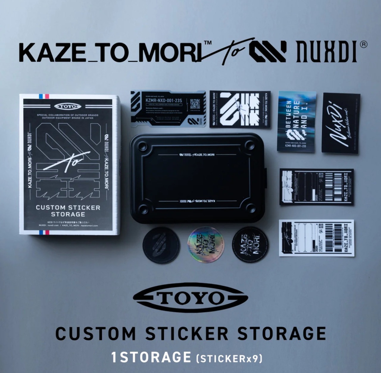 KAZE_TO_MORI™  CUSTOM STICKER STORAGE