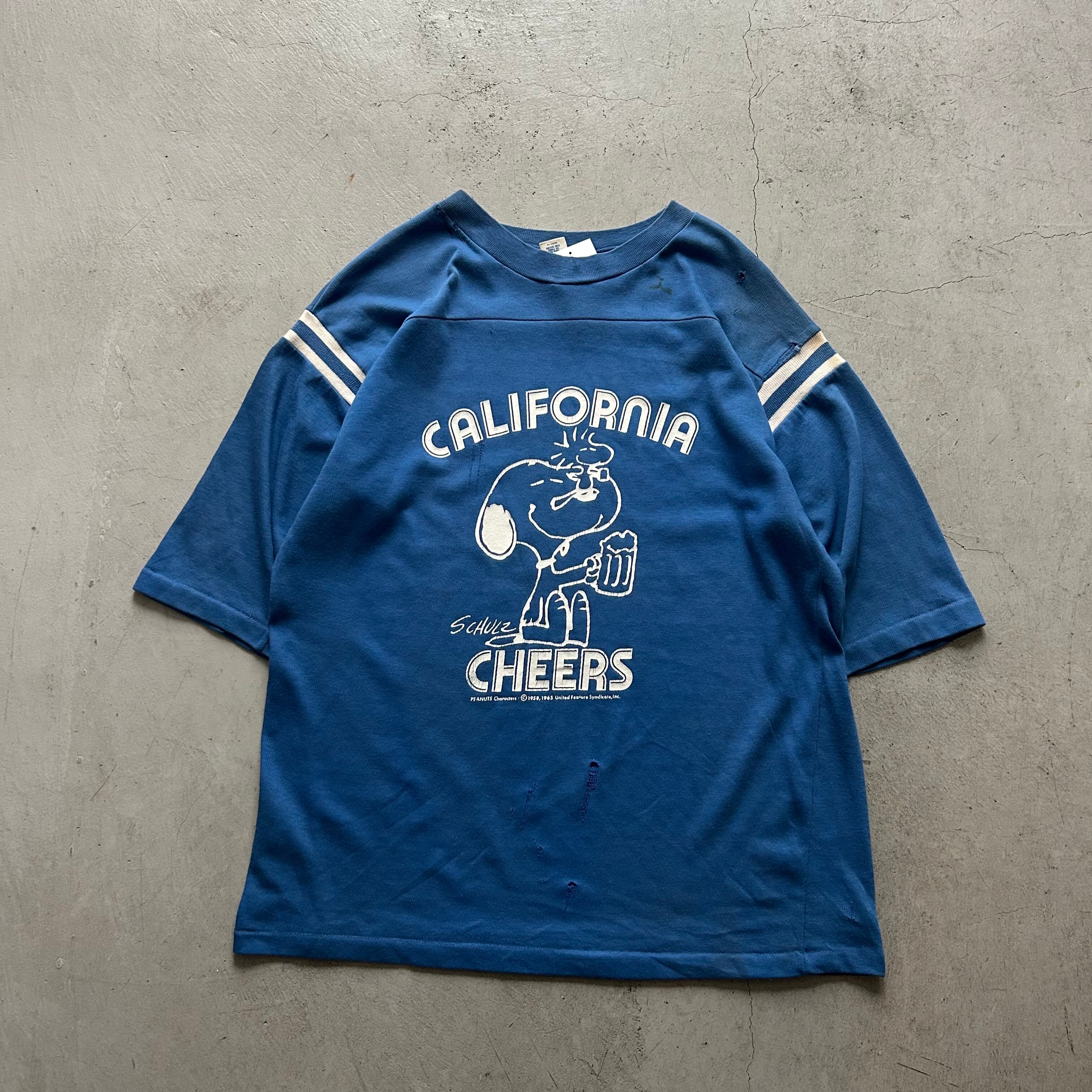 1970s〜 California "Peanuts Characters" football T-shirt【高円寺店】