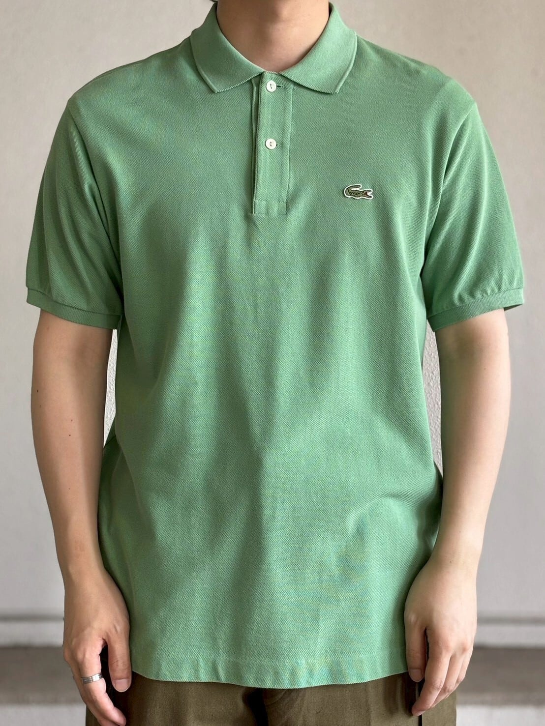 LACOSTE ポロシャツ US 5 ミネラルダイ鹿の子地ポロシャツ PH3450 - ラコステ（LACOSTE）公式
