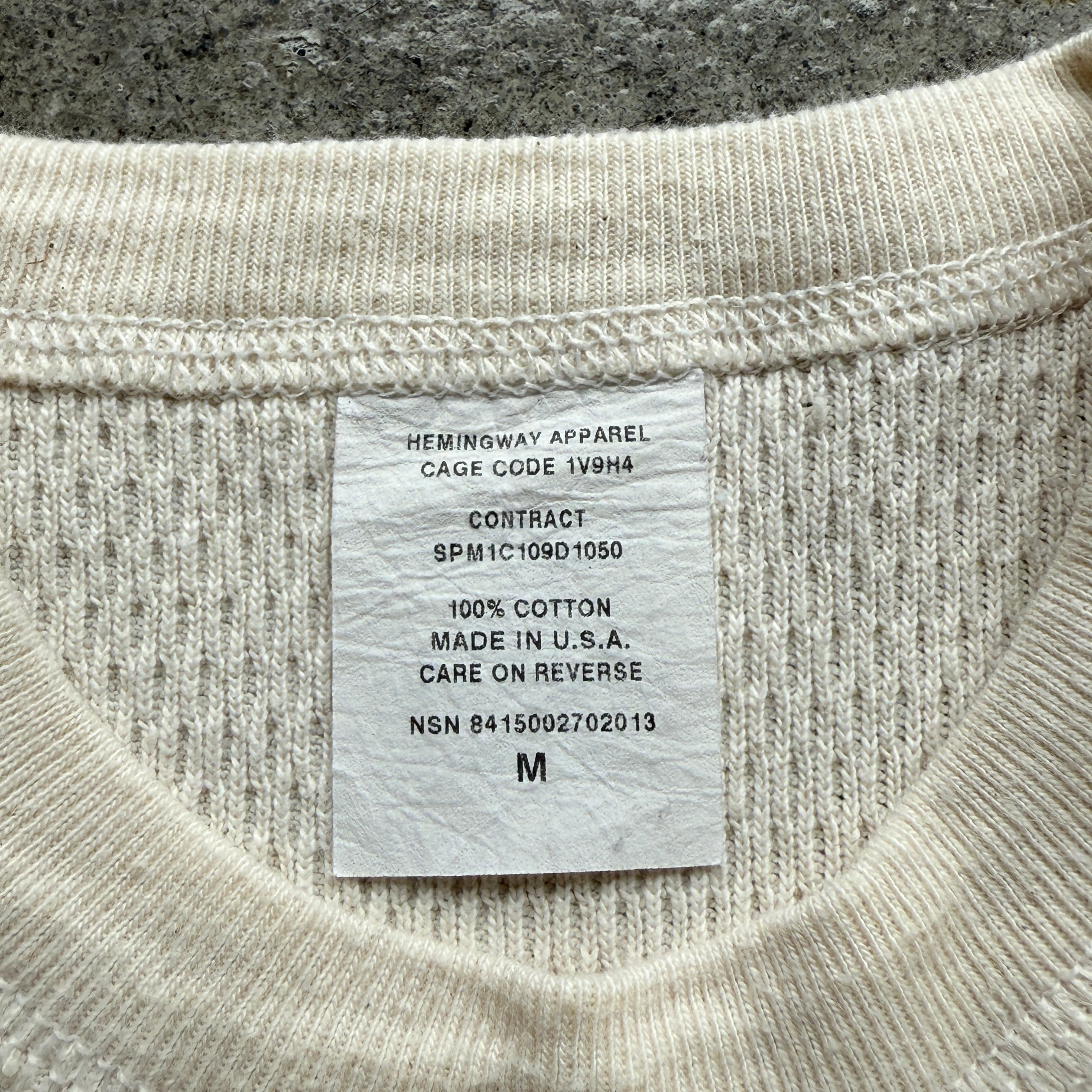 USA製 サーマル HEMINGWAY APPAREL MADE IN USA | SOMEHOW GOOD SHOP