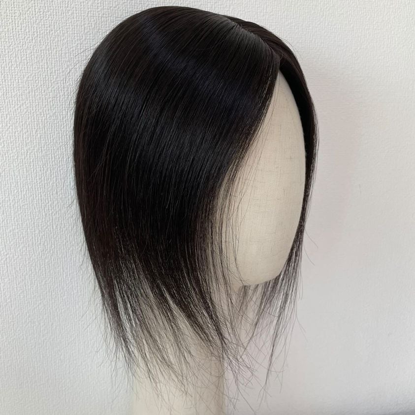 ヘアピース 高品質 最高級レミー人毛100% ポイントウィッグ 部分