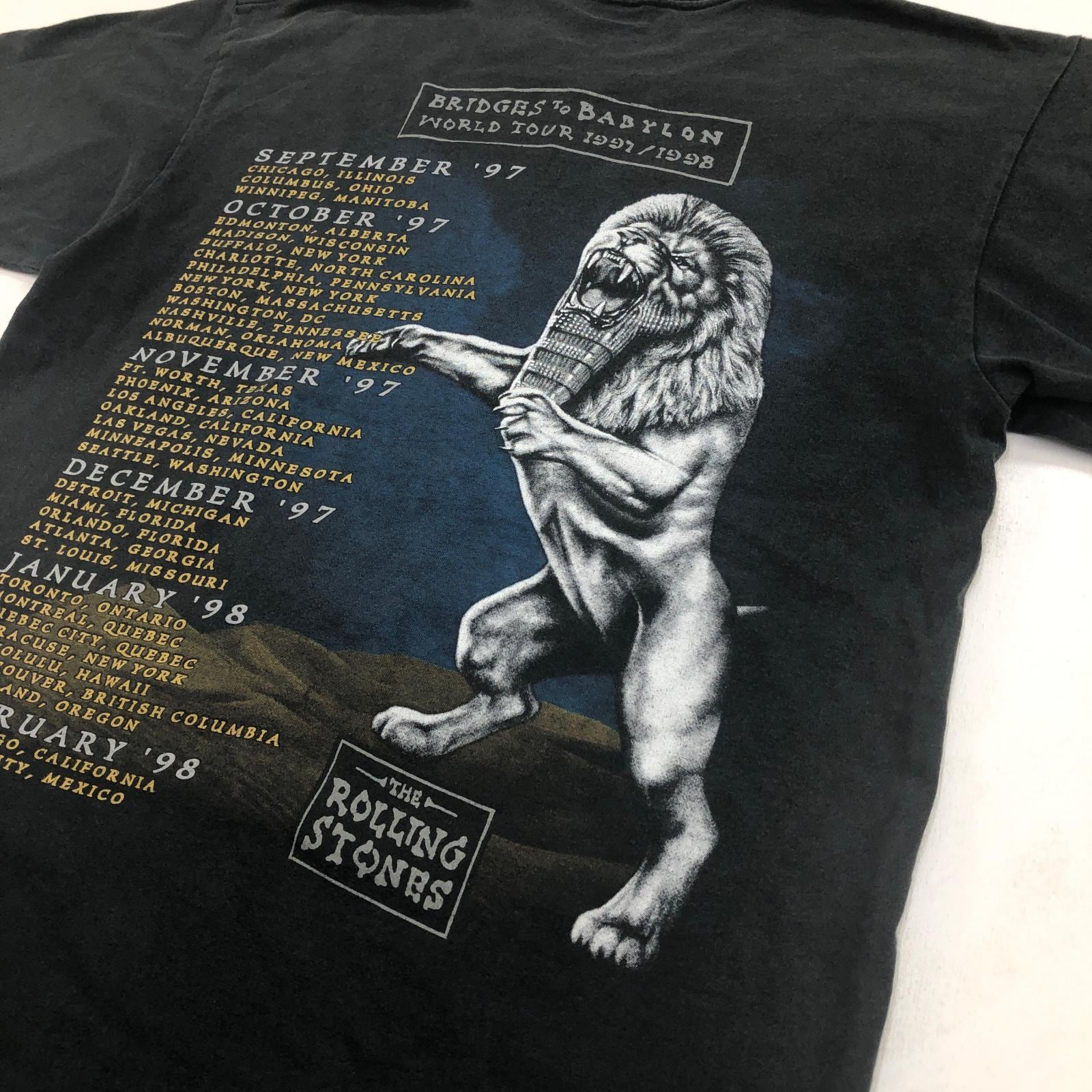 ANVIL アンビル 90年代 USA製 THE ROLLING STONES BRIDGES TO BABYLON