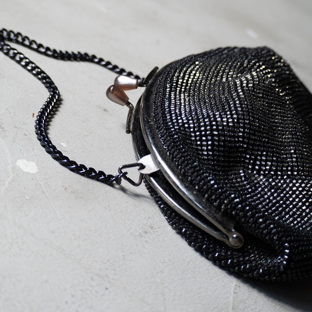 unknown vintage Beads bag