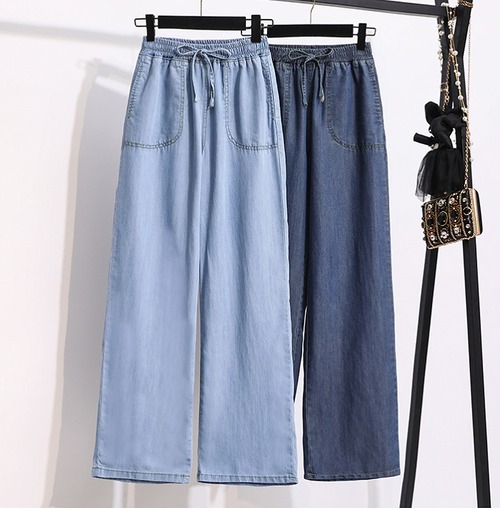 【大きいサイズS-5XL】ファッション/人気パンツ♪ライトブルー/ダークブルー2色展開◆secmvv-232977