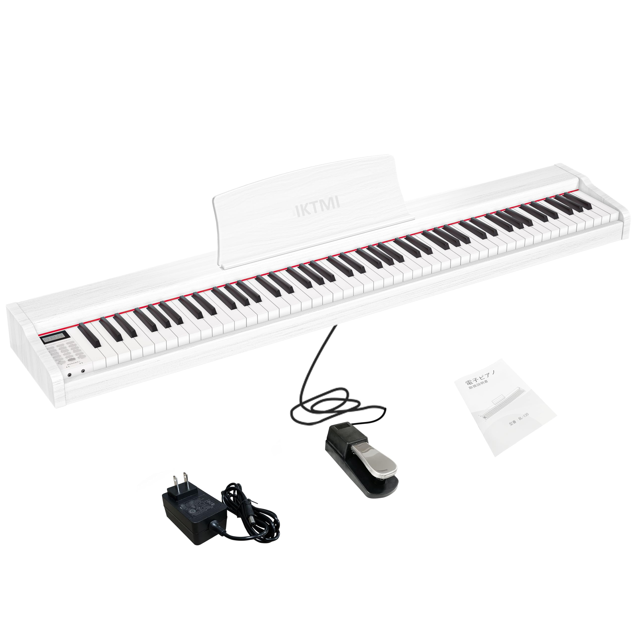 MAGICON 88鍵盤 折りたたみ式 キーボード 電子ピアノ、電子キーボード