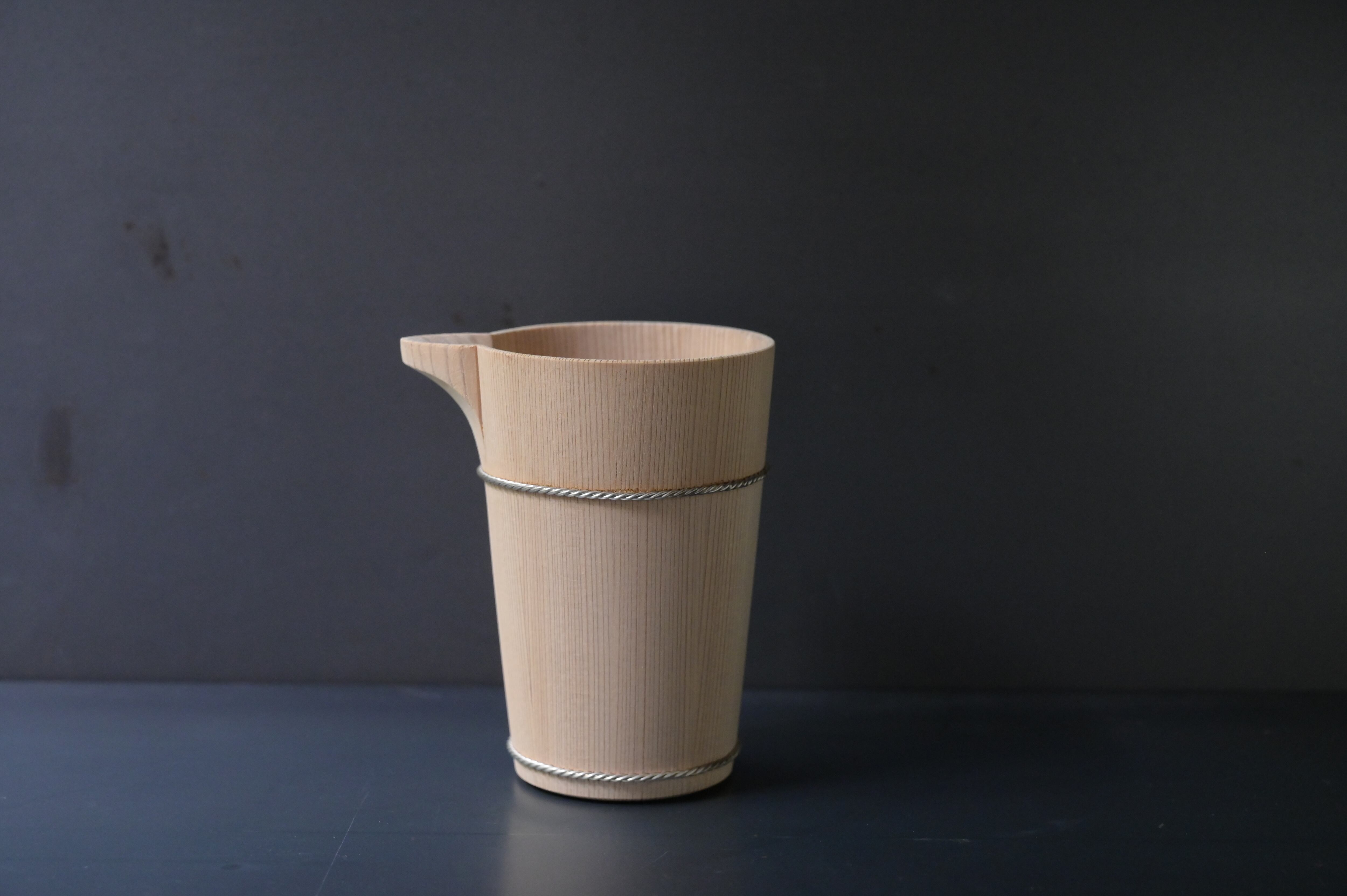 麦藁手 片口 酒器 容量約1合 古美術 古道具 アンティーク 片口酒器 二寸四分 | 鎌倉倶楽部 茶寮