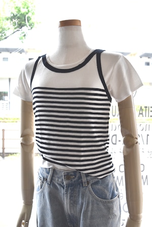 lovint(ラヴィント) 26S/S BASIC KNIT 2PACK<白>