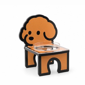 予約【OPO】Pet Bowl Stand Set (poodle/6color)