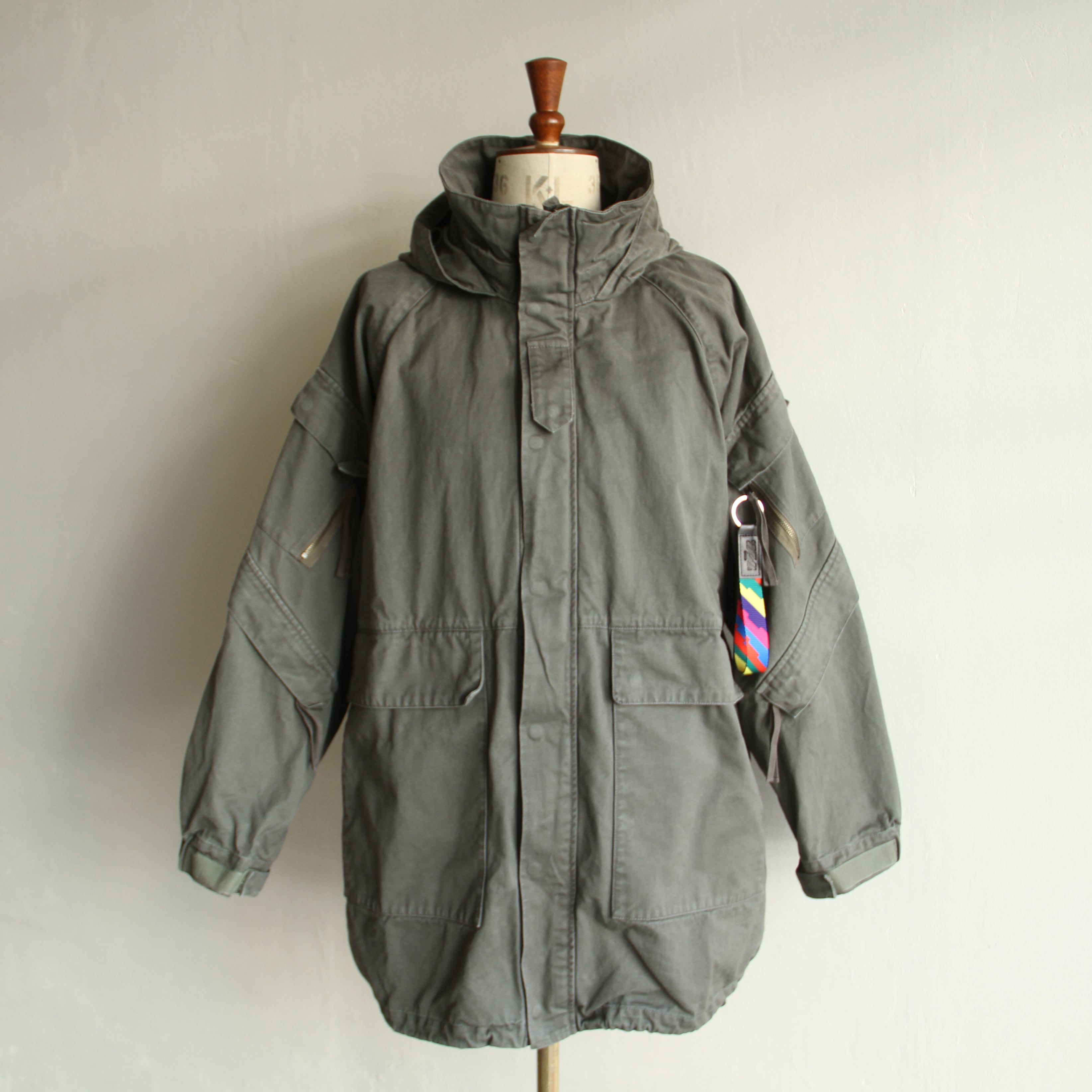 is-ness Ventilation military coat
