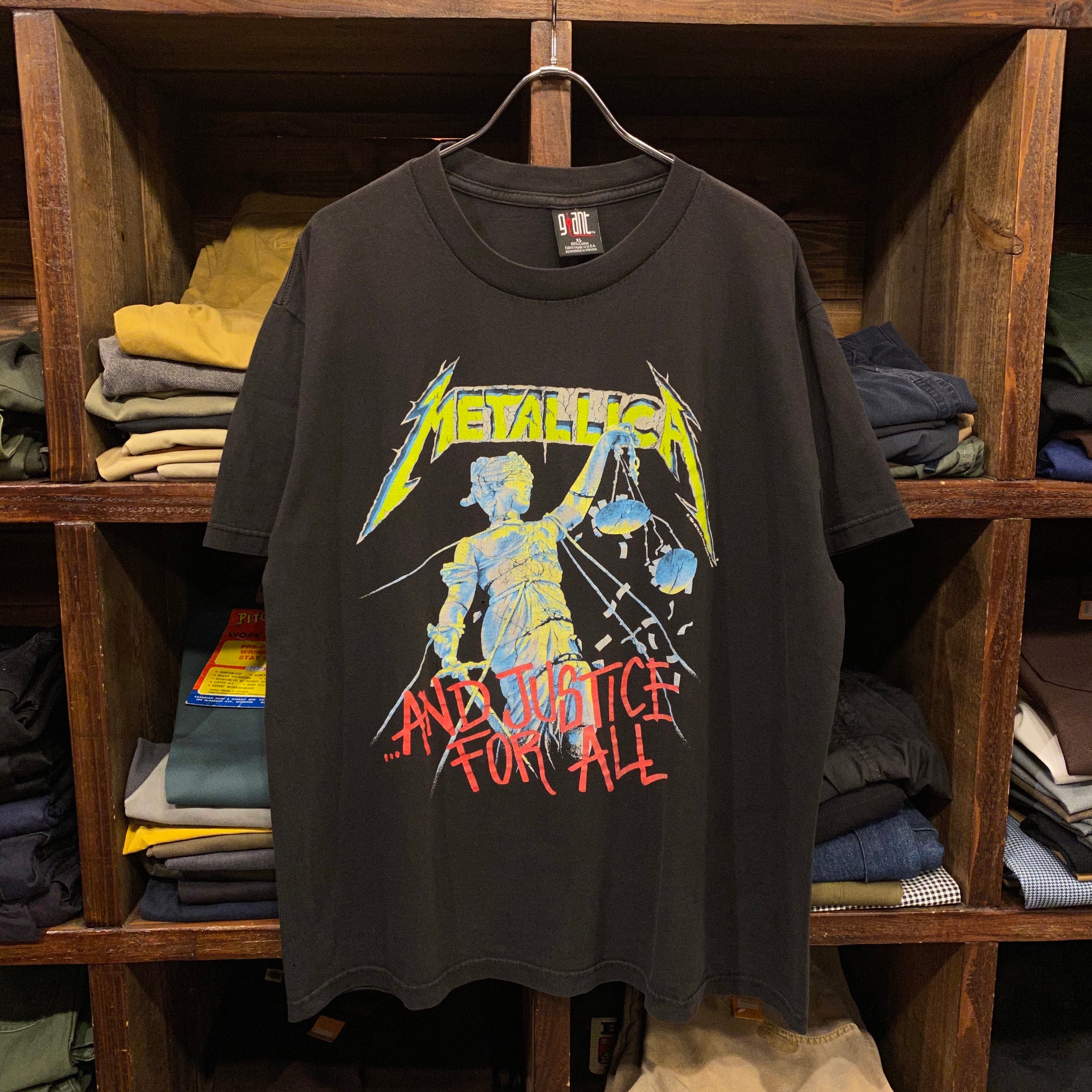 Metallica And Justice For All 90s Tシャツ