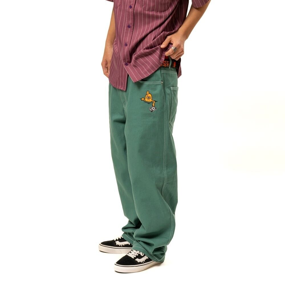 TOY MACHINE x MxMxM 】FIRE STITCH EASY BAGGY PANTS マジカル