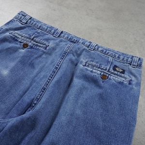 90s DOCKERS Denim Slacks "made in USA" W34.5L27.5相当 古着