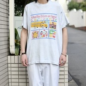 90's heartfelt print tee