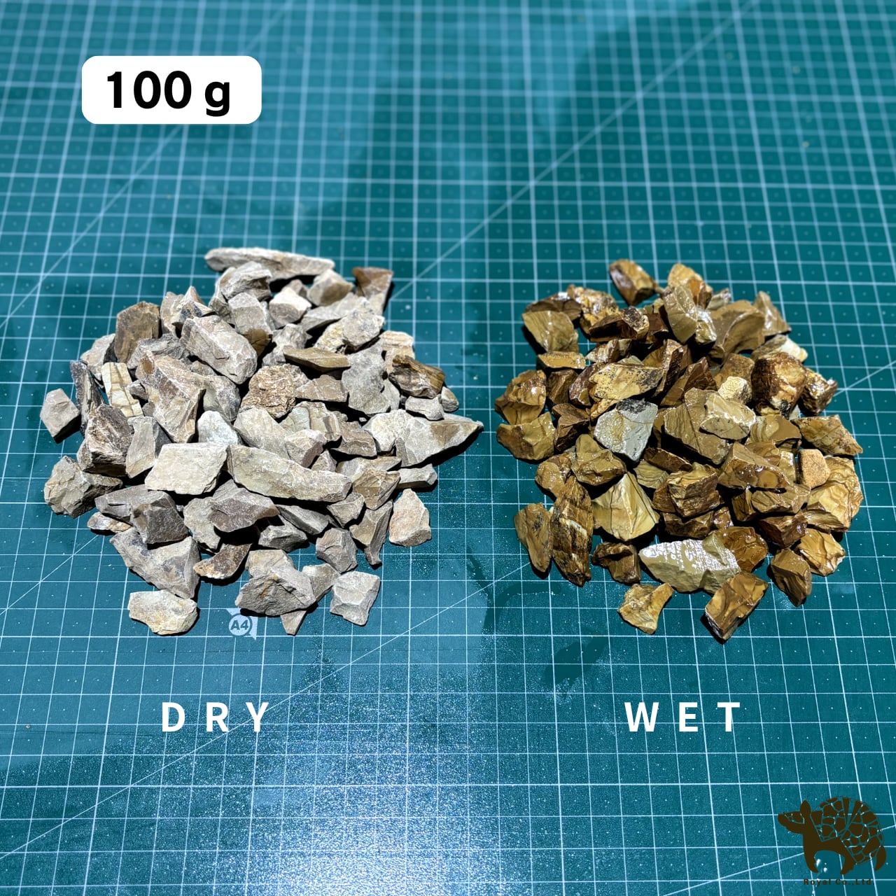 【100g単位】フラグマロン 砂利 少量 少ない単位から かっこいい かわいい 木質チップのような砂利