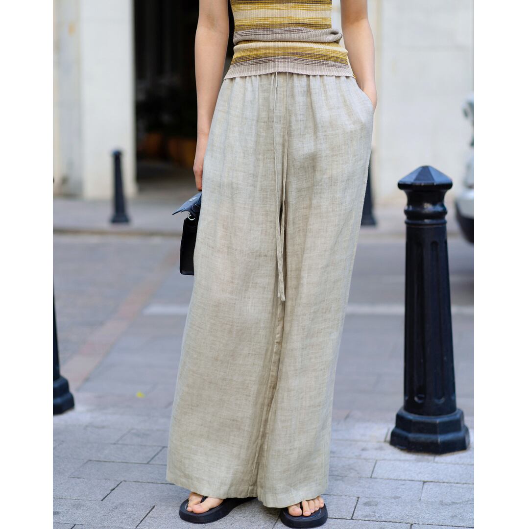thin casual straight pants for summer