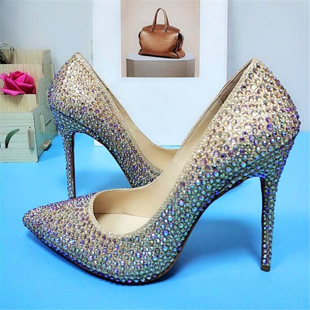 【新作】【送料無料】 ゴールデンバンドセクシーハイヒール10cmレディースレザー滑り止めハイヒールウェディングシューズレディース恋人シューズ 靴 10b393221588082