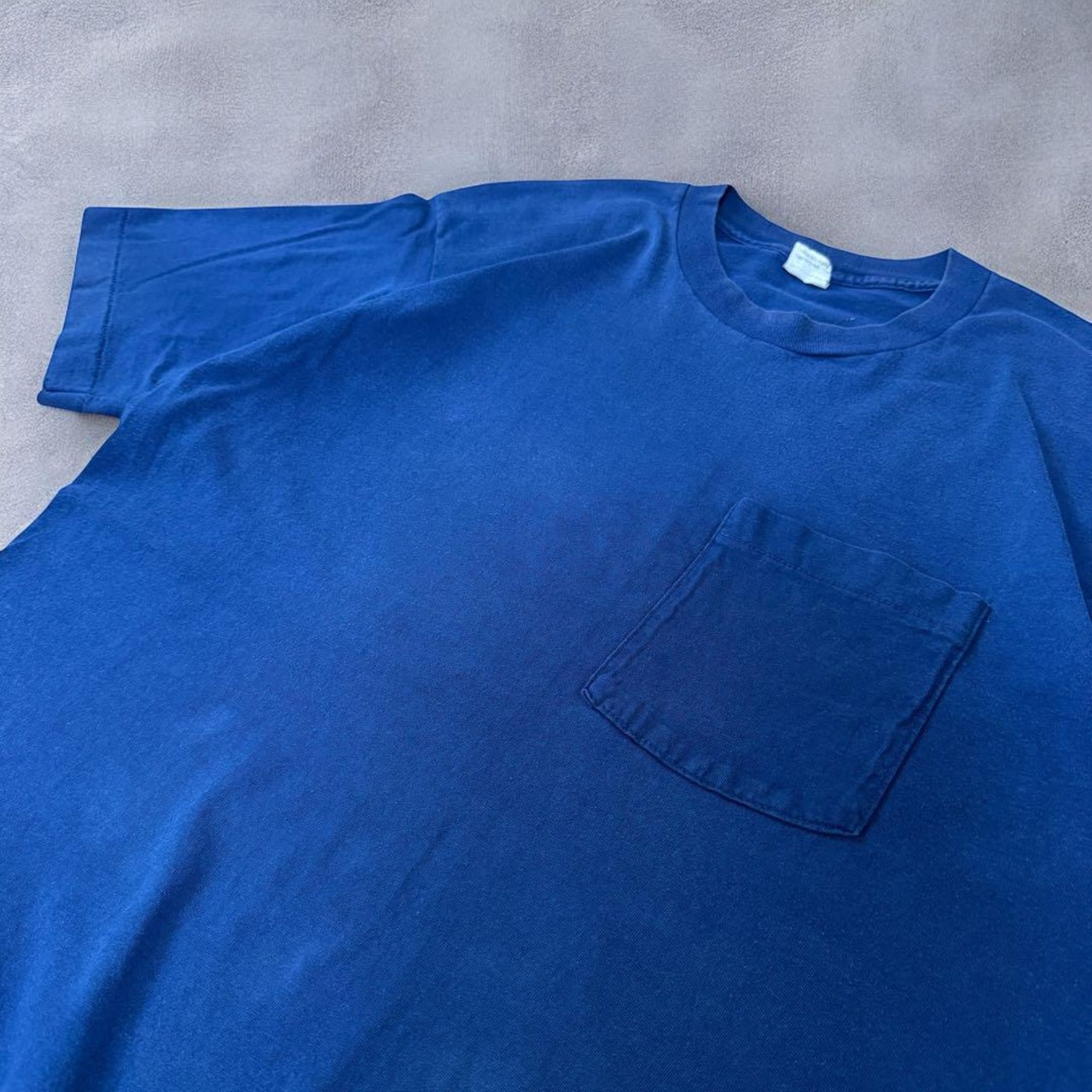 90s BVD Pocket TEE 無地Tシャツ USA製 シングルステッチ 耳付きポケット 古着 - 10