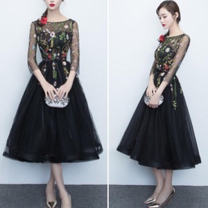 ★送料無料★9号(M)☆花パ－ティ－ドレス(OPN3401)