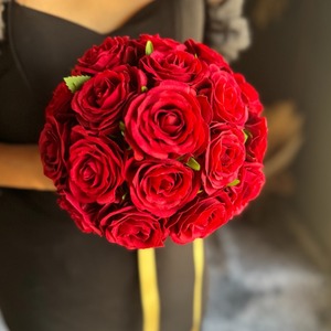 赤バララウンドブーケ☆