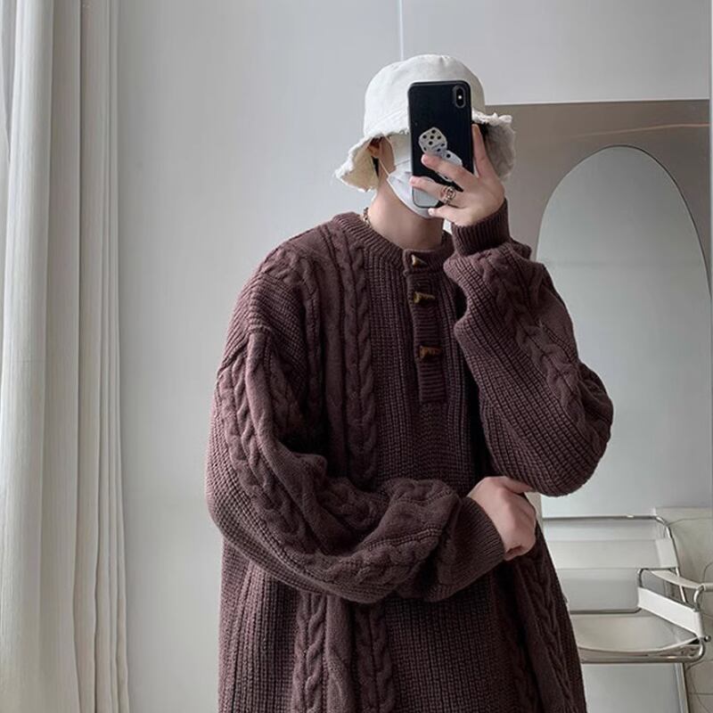 2223【希少・美品】ラルフローレン トグルボタン付 ケーブルニットセーター 全3色ケーブル編みトグルボタン付きニットセーター | mblueshop