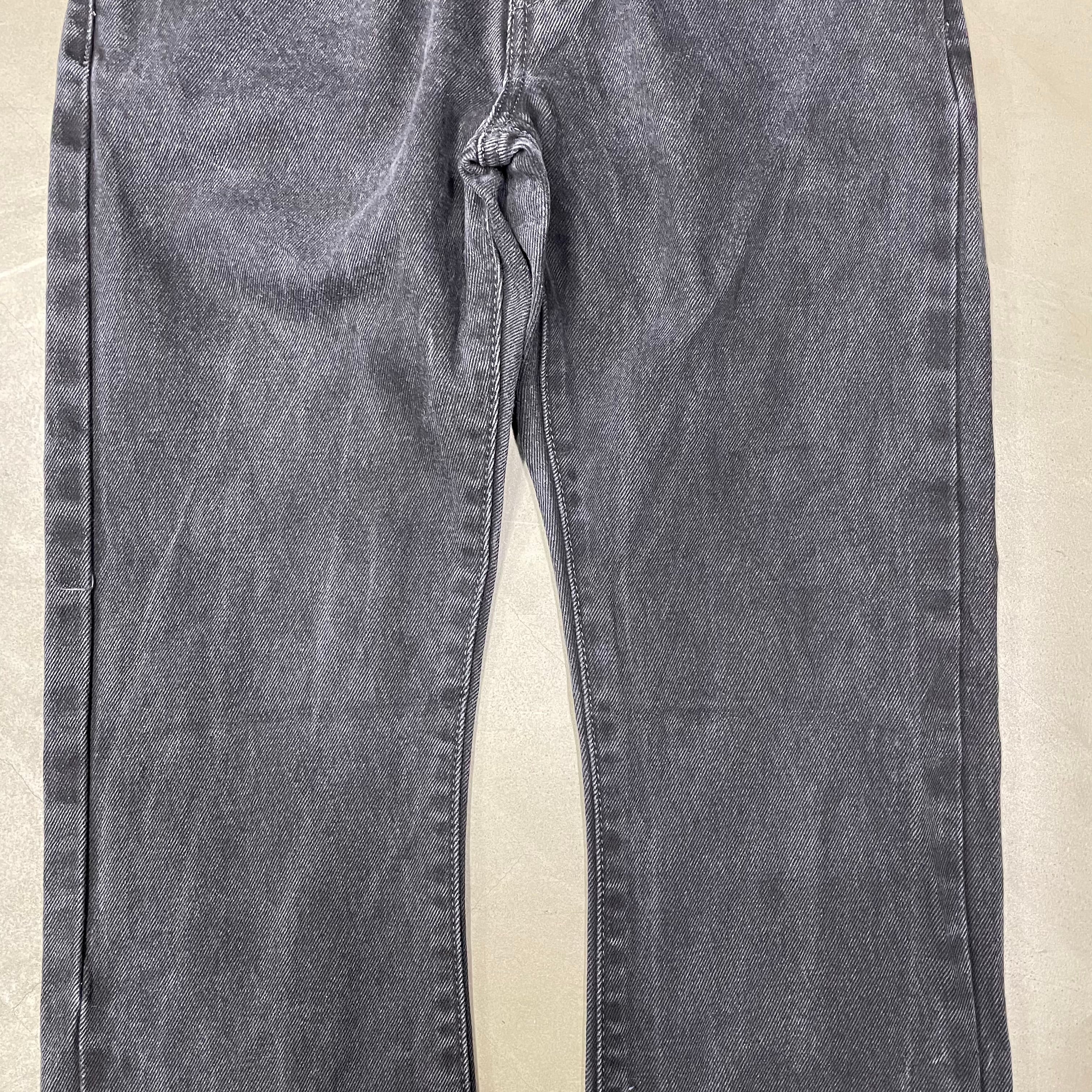 00s Levi's 517 ブラックデニム 後染め フレア ブーツカット
